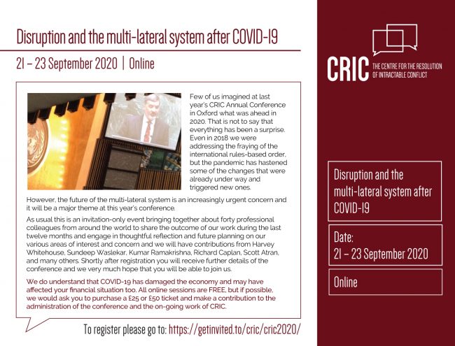 CRIC invites July 2020